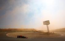 oranje rook tijdens de GP van Nederland 2021