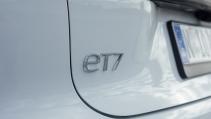 Nio ET7 100 kWh ET7 badge op de achterklep