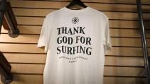 Shirt 'Thank God for Surfing'
