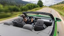 Bentley Continental GTC Azure rijdend interieur