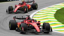 Ferrari's Sainz Leclerc Brazilië 2023