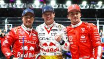 Verstappen Perez Leclerc GP van Las Vegas 2023
