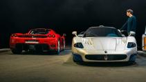 Nieuwe Ferrari Enzo en Maseratie MC12 veiling
