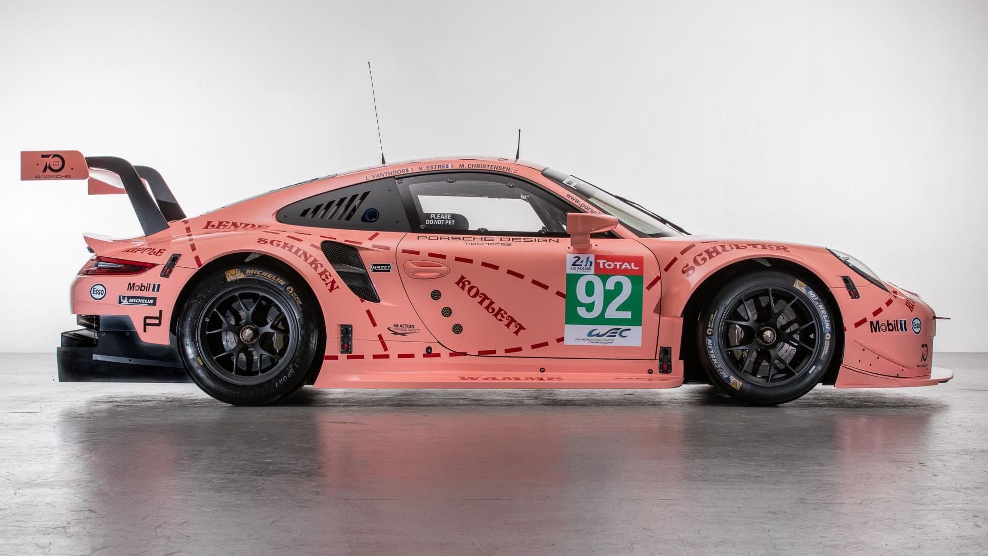PORSCHE 911 (991) RSR #92 Pink Pig Winner 24h Le Mans 2018 - 1:18 IXO LEGT18003 EUR 129,90 - FR