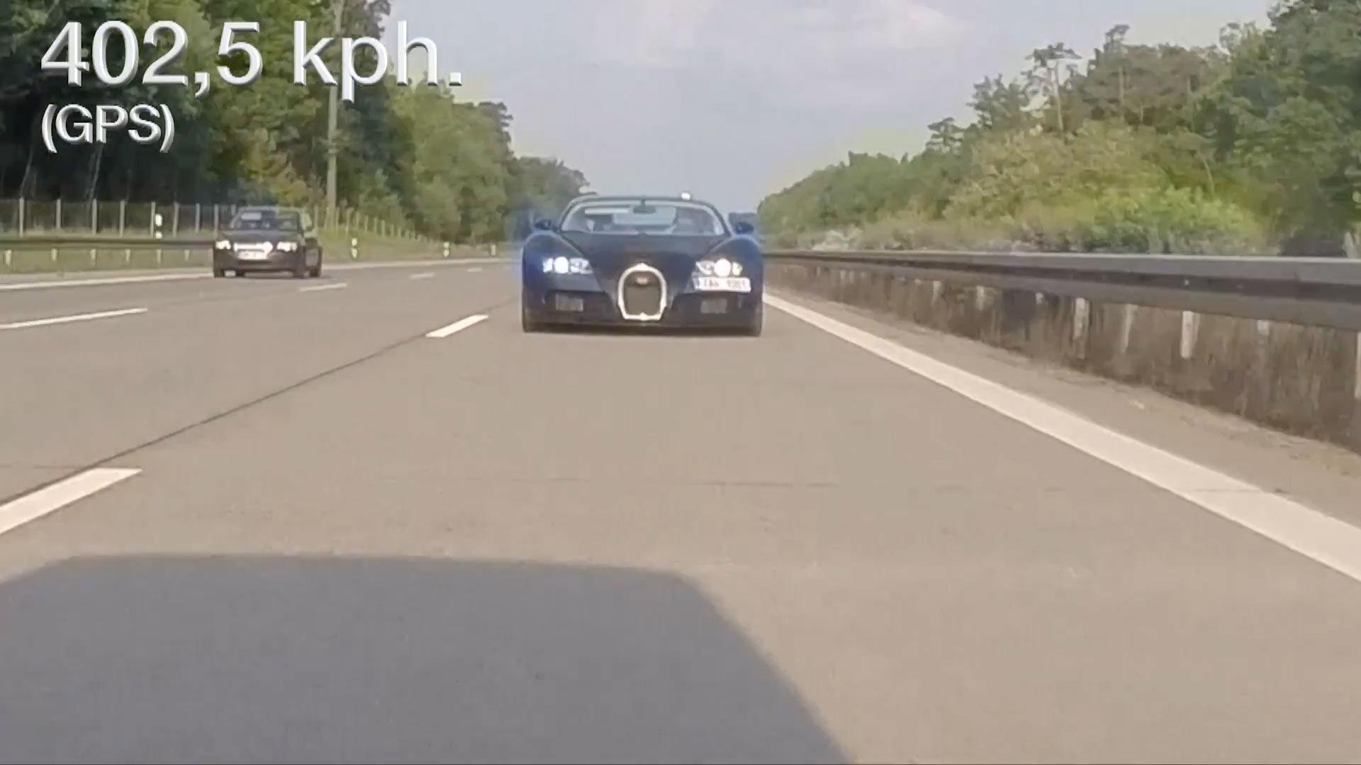 Bugatti Veyron op de Autobahn doet 400 km/u - TopGear Nederland