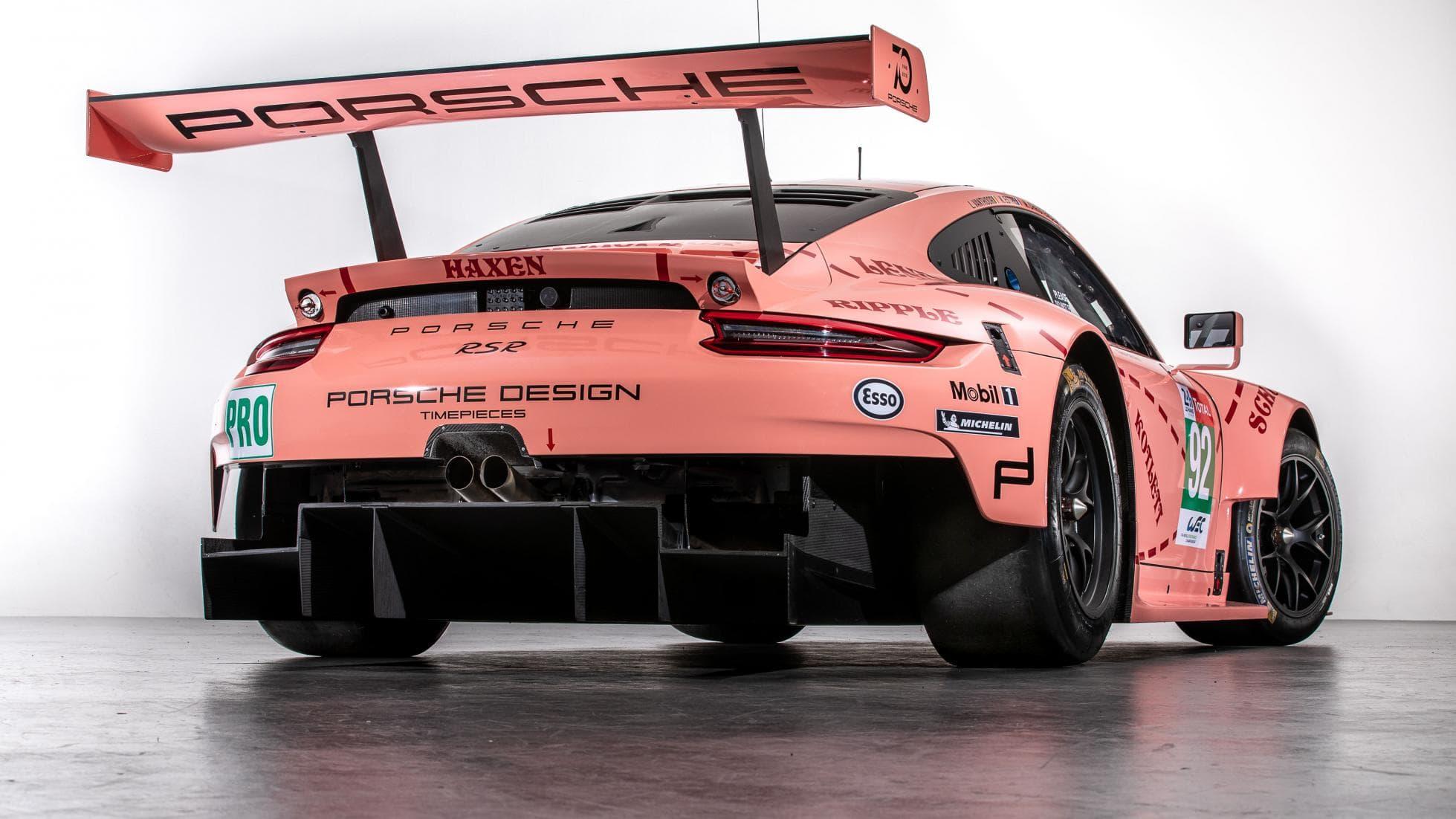 Porsche 911 RSR als Rothman en Pink Pig - TopGear Nederland