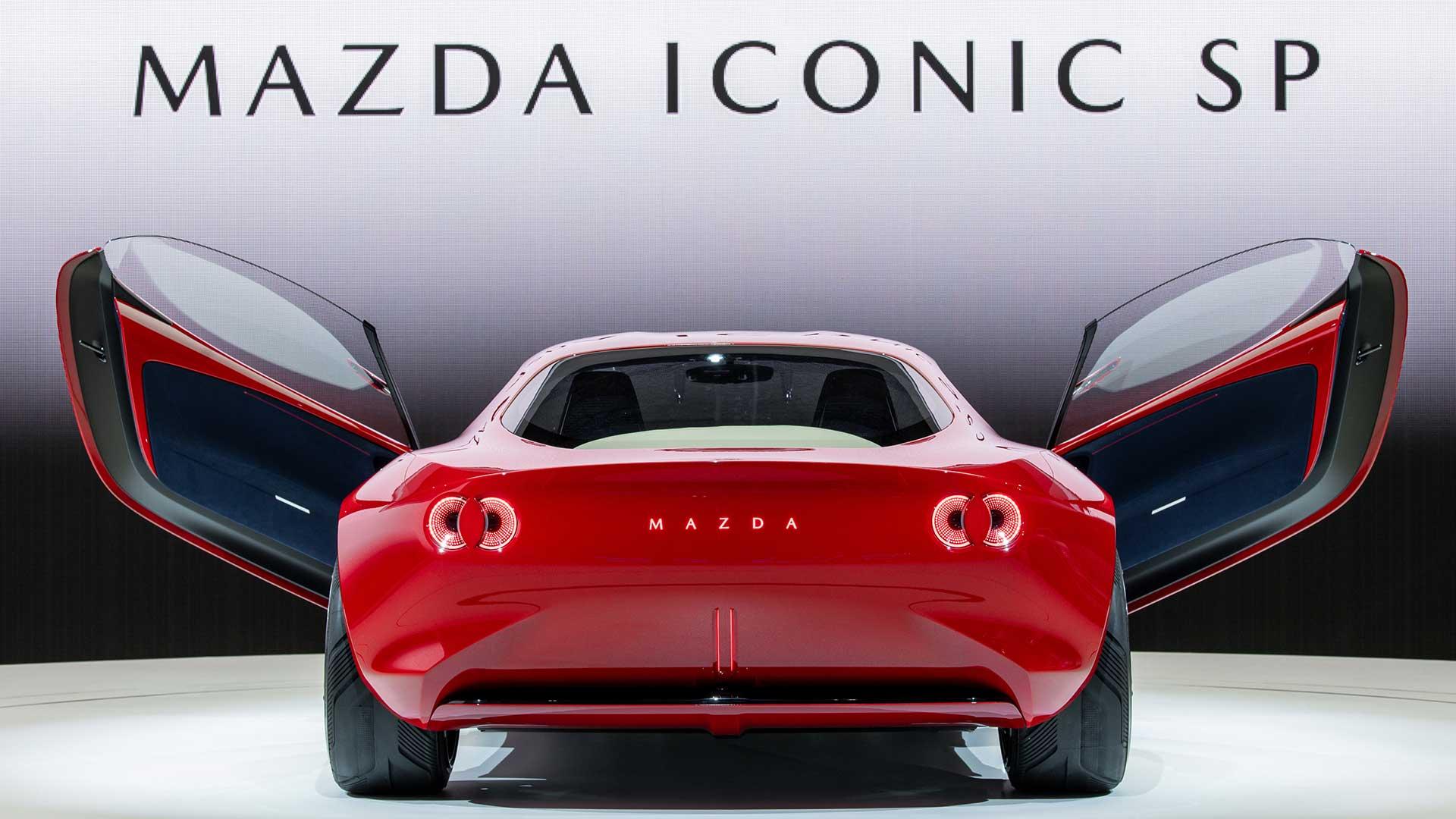 Mazda SP Iconic (2023) is een EV met een 'two-rotor' wankelmotor