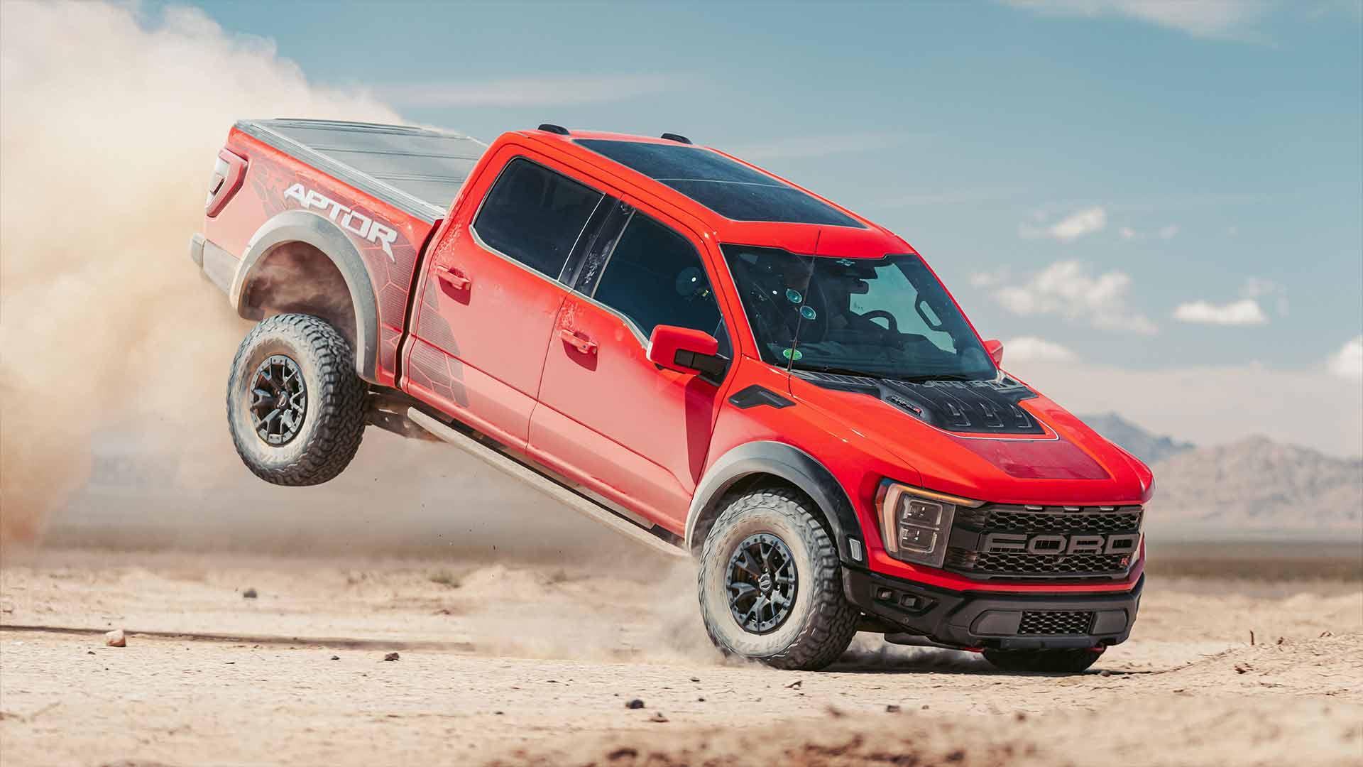 Fraptor Vs Raptor R Ford Bronco Raptor vs Ford F-150 Raptor R - TopGear