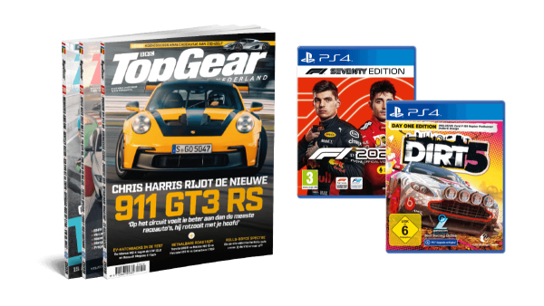 TopGear abonnement met F1 2020 en Dirt 5 voor PS4