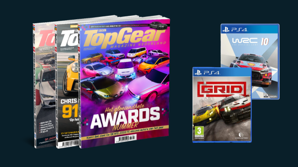 TopGear abonnement met games GRID en WRC 10 voor PS4