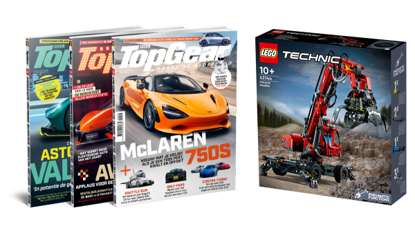 TopGear Magazine abonnement met LEGO Overslagkraan