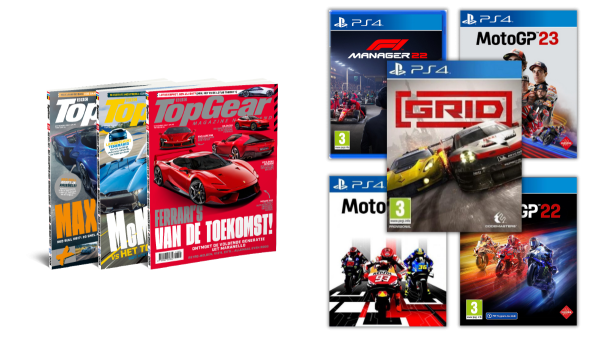 Halfjaar TopGear abonnement + 5 gratis PS4 games (233)