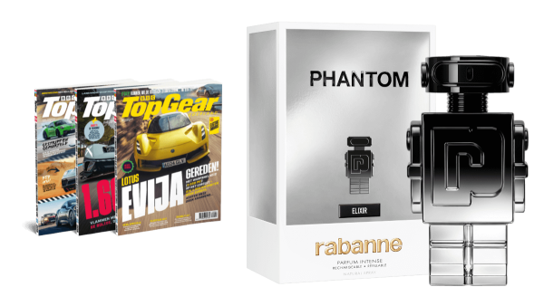 Halfjaar TopGear + Rabanne Phantom Elixir Eau de Parfum (240)