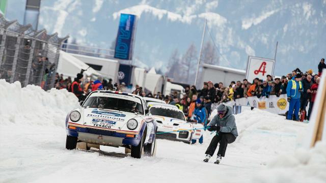 Op bezoek bij de F.A.T. Ice Race van Porsche - TopGear