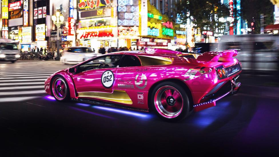 Lamborghini Diablo in bōsōzoku-stijl