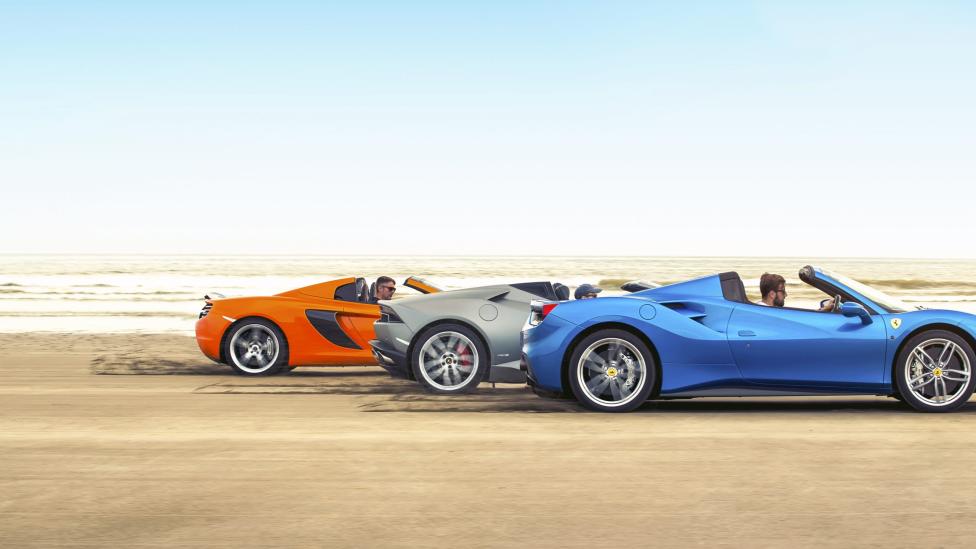 Lamborghini Huracán Spyder vs Ferrari 488 Spider vs McLaren 650S Spider