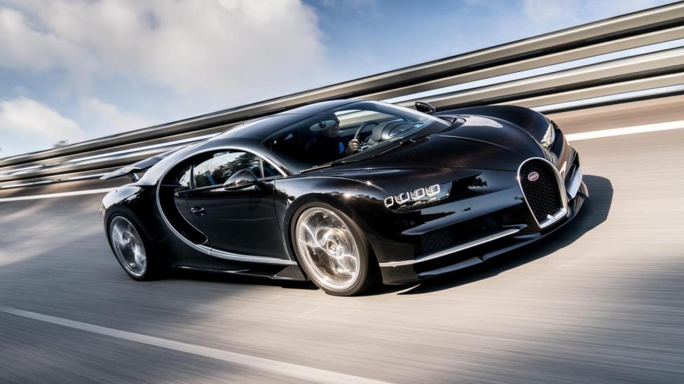 Aerodynamica van de Bugatti Chiron