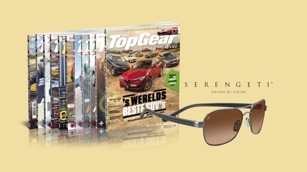 TopGear-abonnement met Serengeti-zonnebril: profiteer!