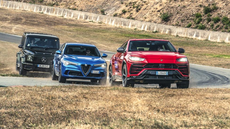 Mercedes-AMG G 63 vs Alfa Romeo Stelvio Q vs Lamborghini Urus