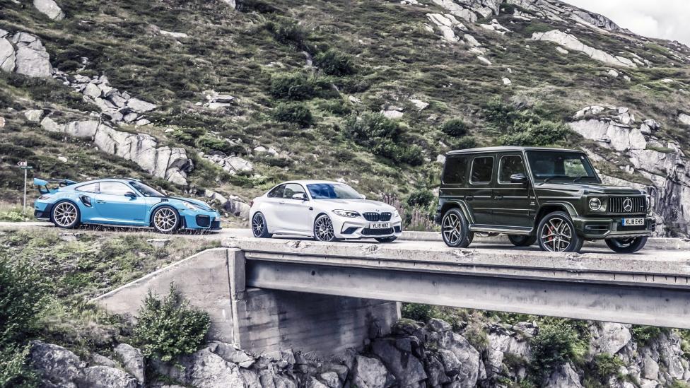 Mercedes-AMG G 63 vs Porsche GT2 RS vs BMW M2 Competition