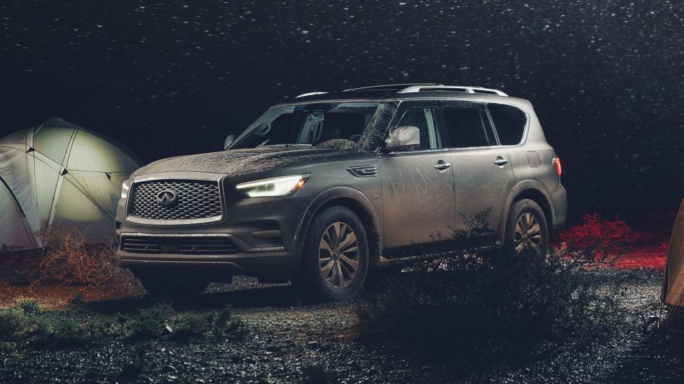 Infiniti QX80: botten verzamelen in Mongolië