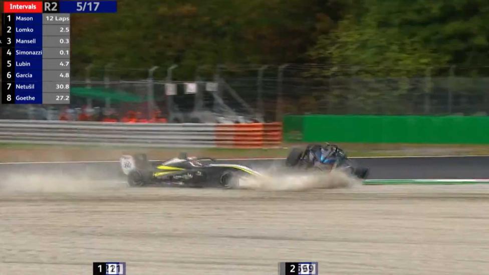 Flinke crash op Monza tijdens EuroFormula Open