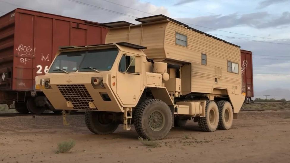 Zo rij je gratis met een tot camper omgebouwde legertruck door heel Amerika
