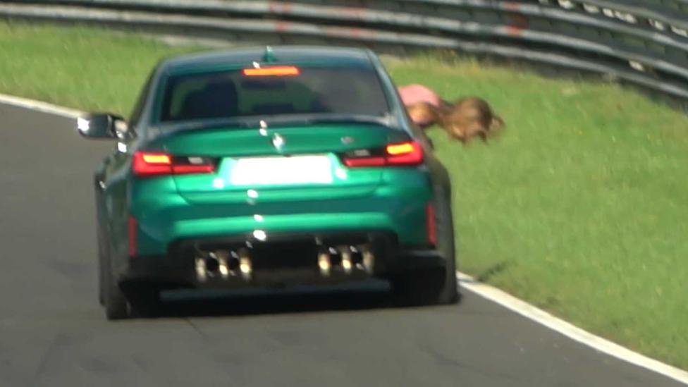 Passagier van BMW M3 doet drive-by op de Nürburgring