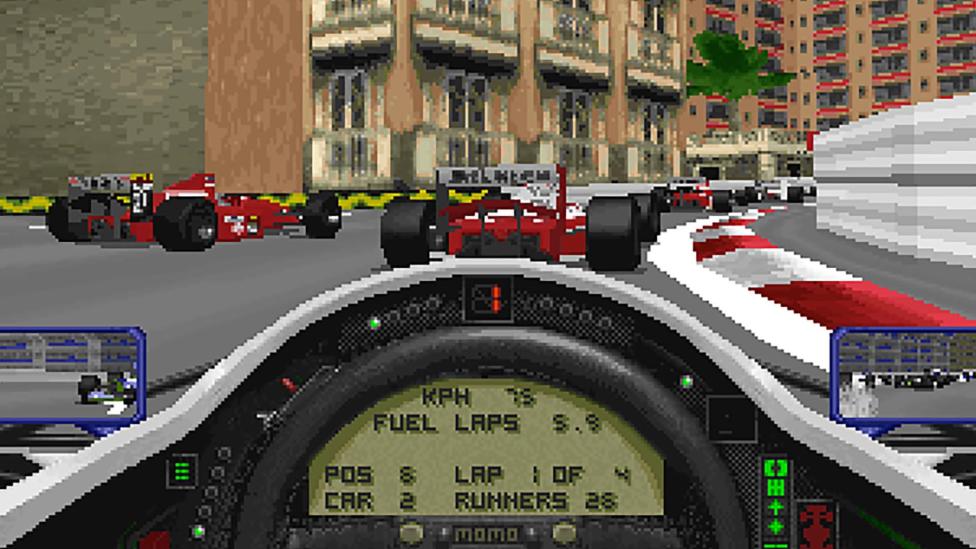 In 1996 pakte Villeneuve pole-position dankzij het spel Grand Prix 2