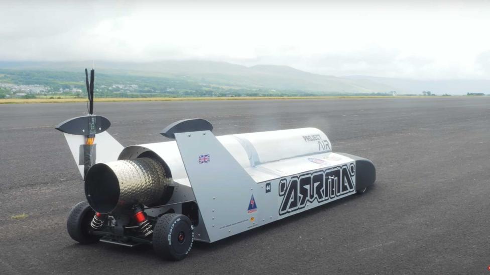 Deze RC-auto met straalmotor is de snelste ter wereld