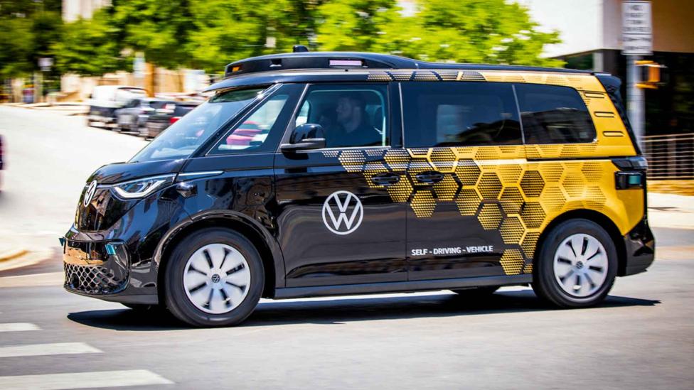 Volkswagen werkt aan een autonome ID. Buzz als pakketbezorger