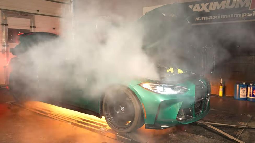 VIDEO: Tuner probeert bijna 1.400 pk uit een BMW M4 te persen (en dat gaat fout)