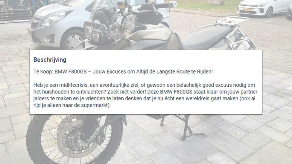 Haha: BMW-rijder op Marktplaats zoekt koper met midlifecrisis of slechte relatie