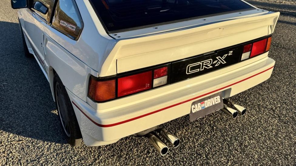 Deze beroemde Honda CRX heeft twee benzinemotor en kan van jou zijn