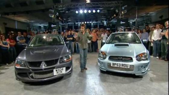 The Stig: Subaru WRX STi vs Mitsubishi Evo VIII
