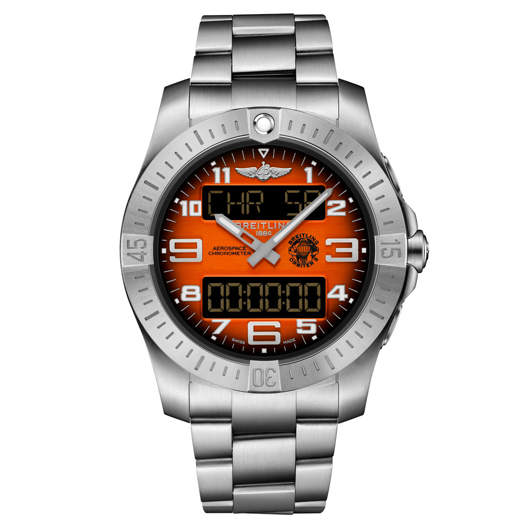 Breitling Aerospace Advantage Titanium Perpetual Alarm Watch F65062 |  SwissWatchExpo