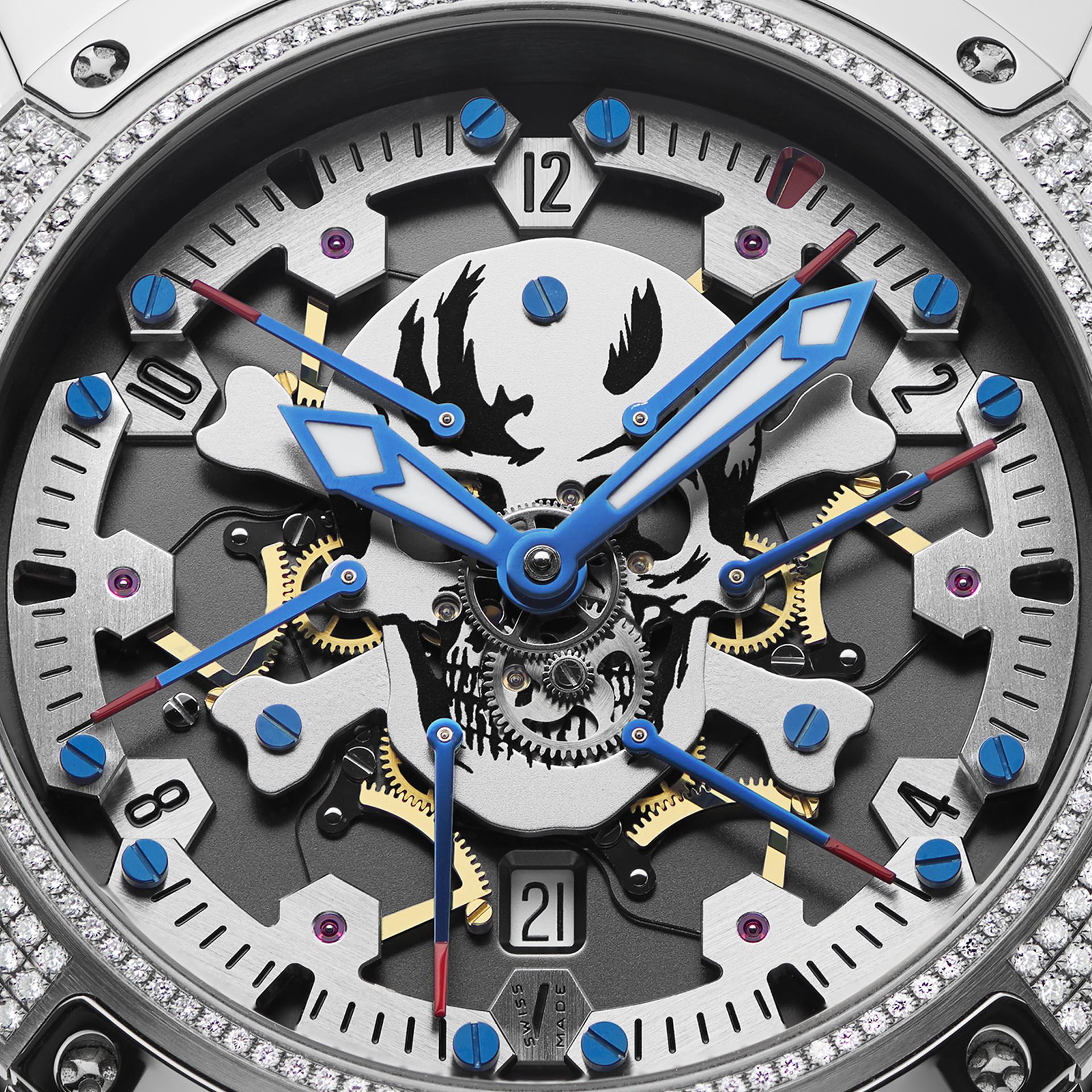 Pierre DeRoche TNT Royal Retro Skull