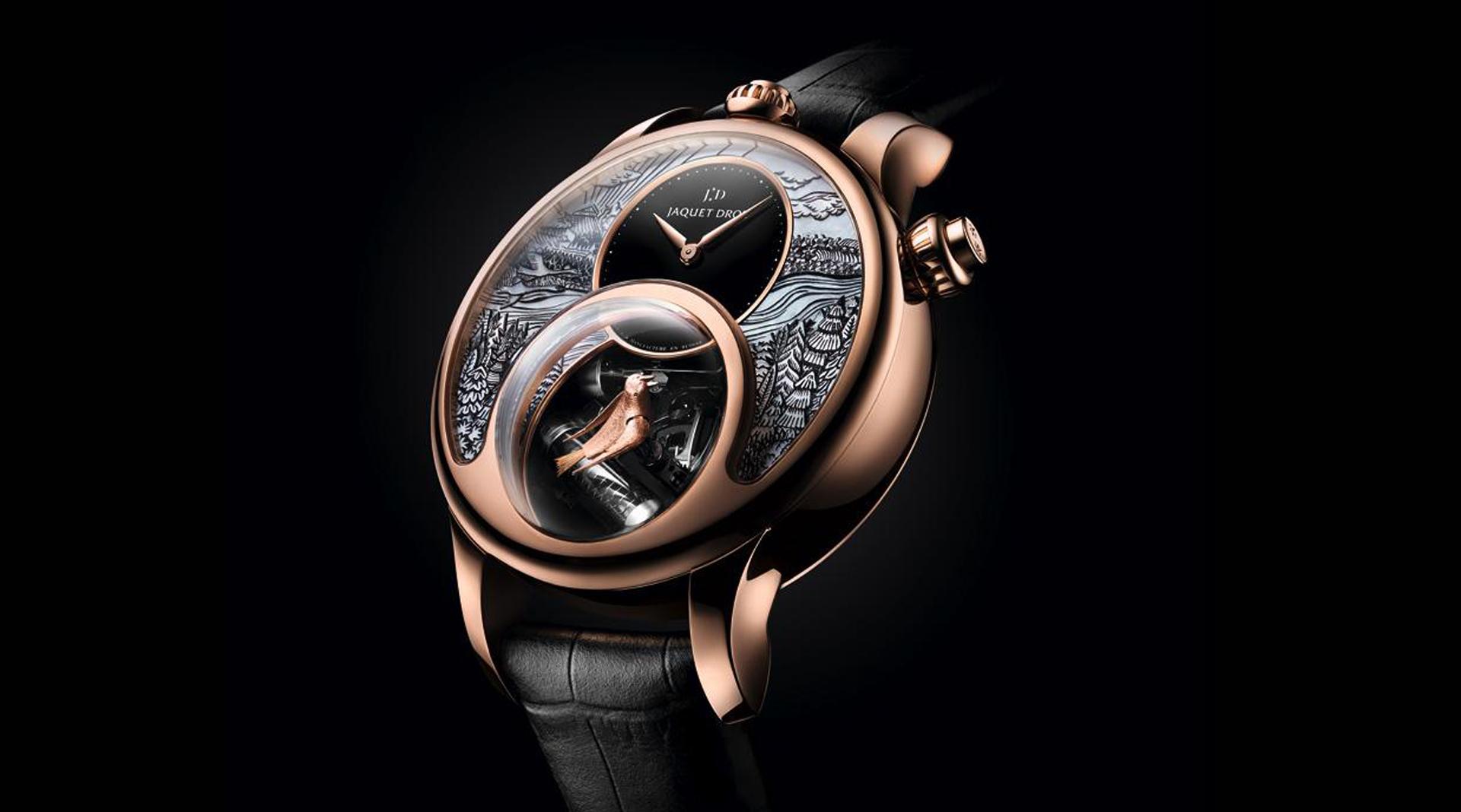 Jaquet Droz Charming Bird rose gold