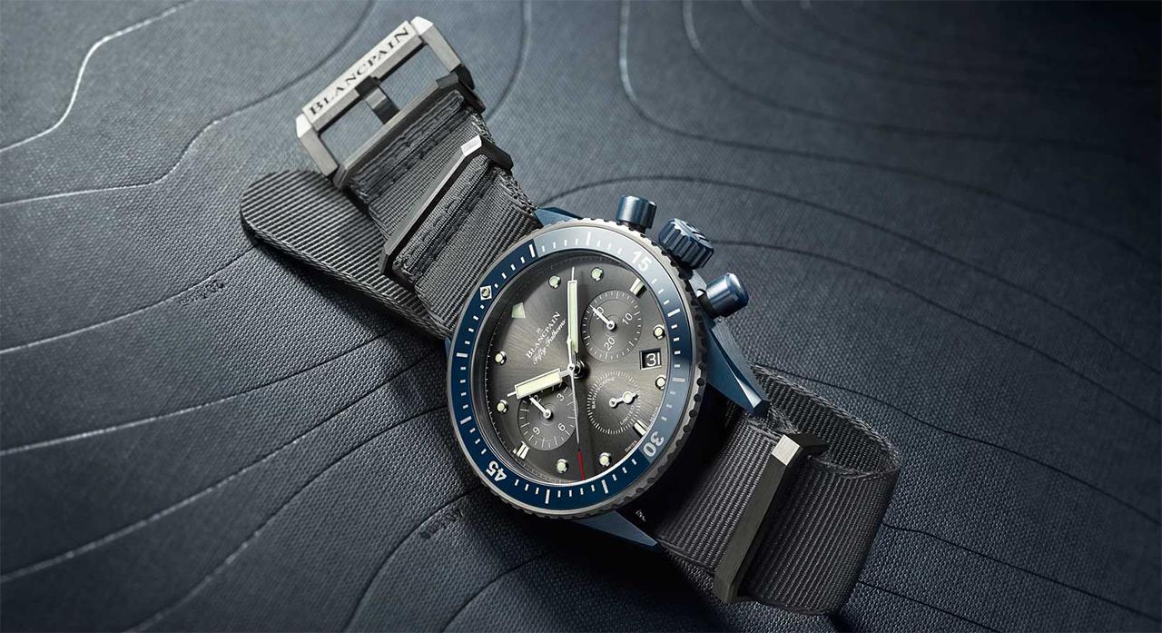 Blancpain Fifty Fathoms Bathyscaphe Flyback Chronograph Blancpain Ocean Commitment II side