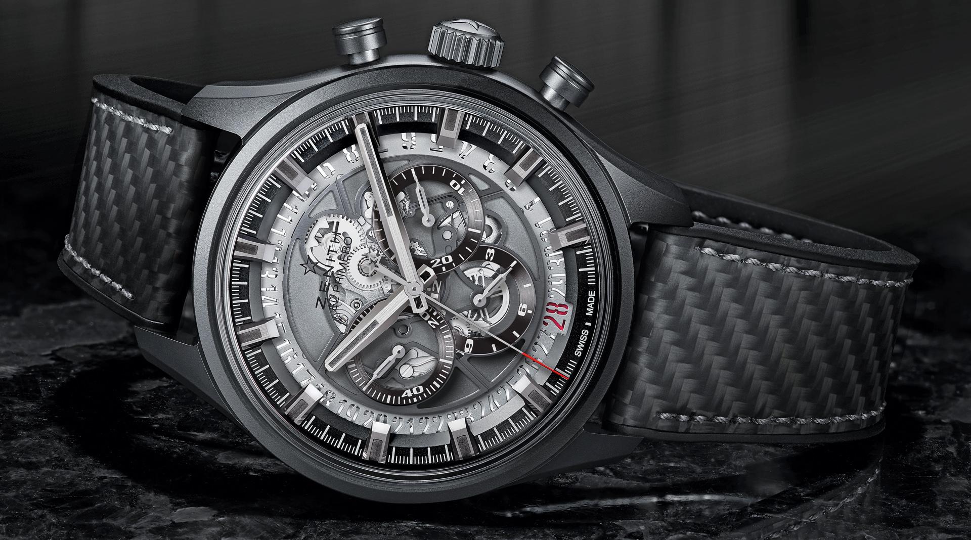 Zenith El Primero Skeleton Intense Black side