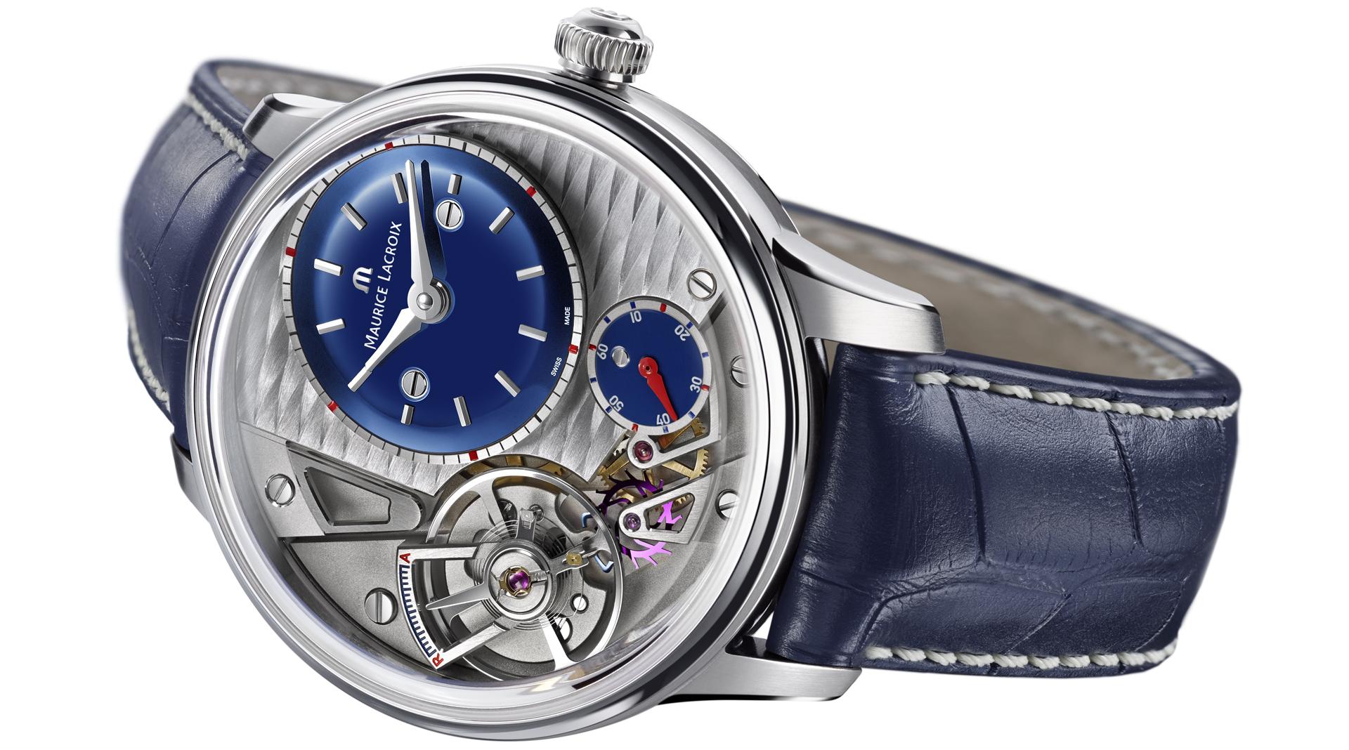 Maurice Lacroix Masterpiece Gravity Blue side