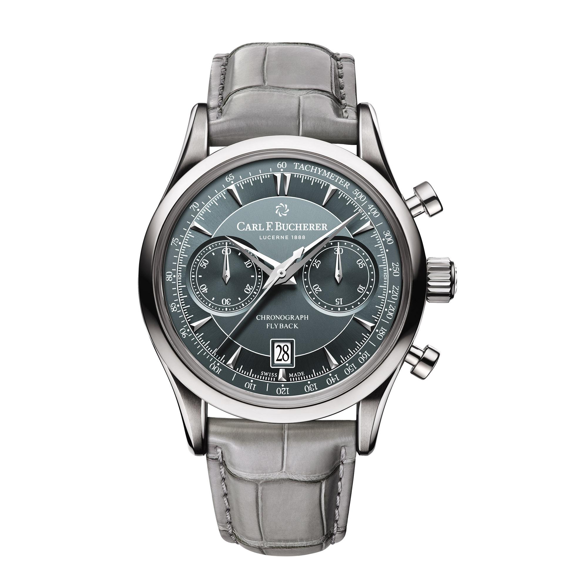 Carl F. Bucherer Manero Flyback Steel with Grey dial Your Watch Hub