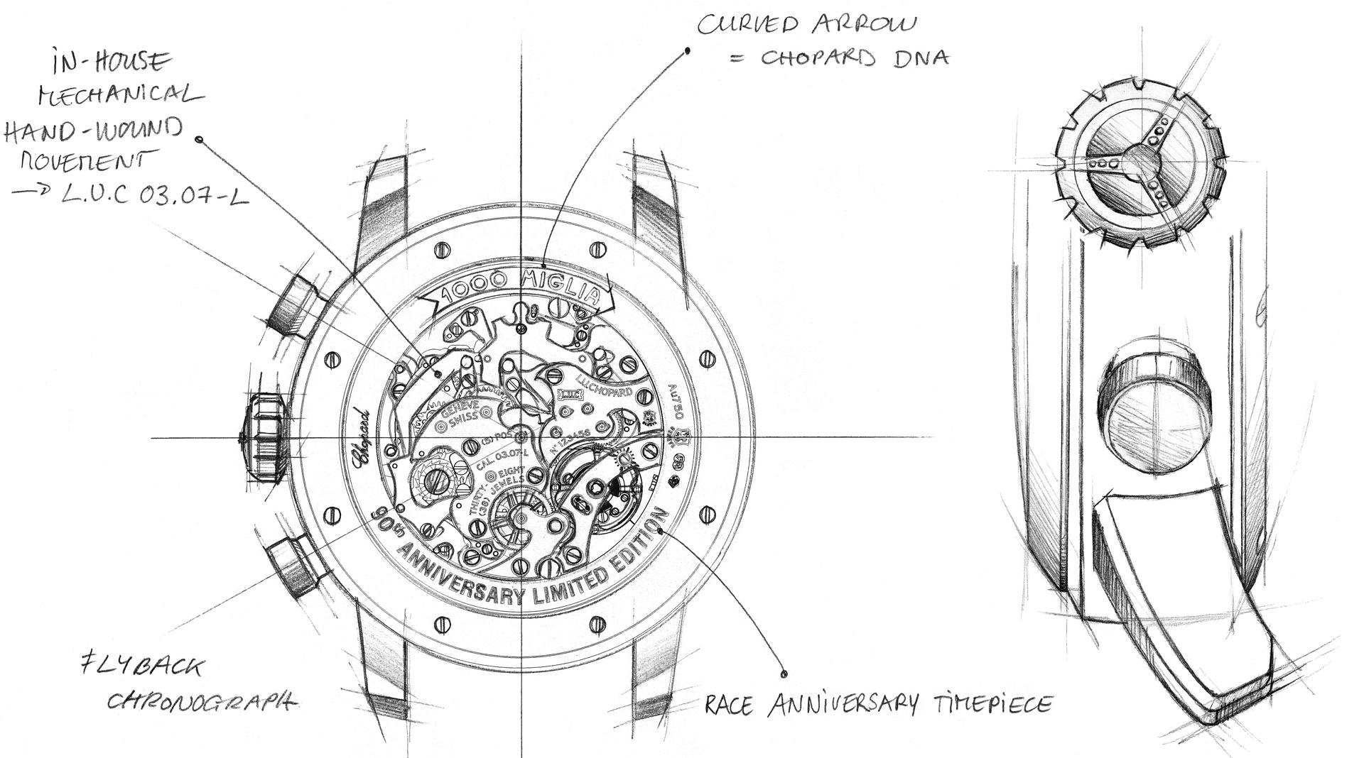 Chopard Mille Miglia Classic XL 90th Anniversary design