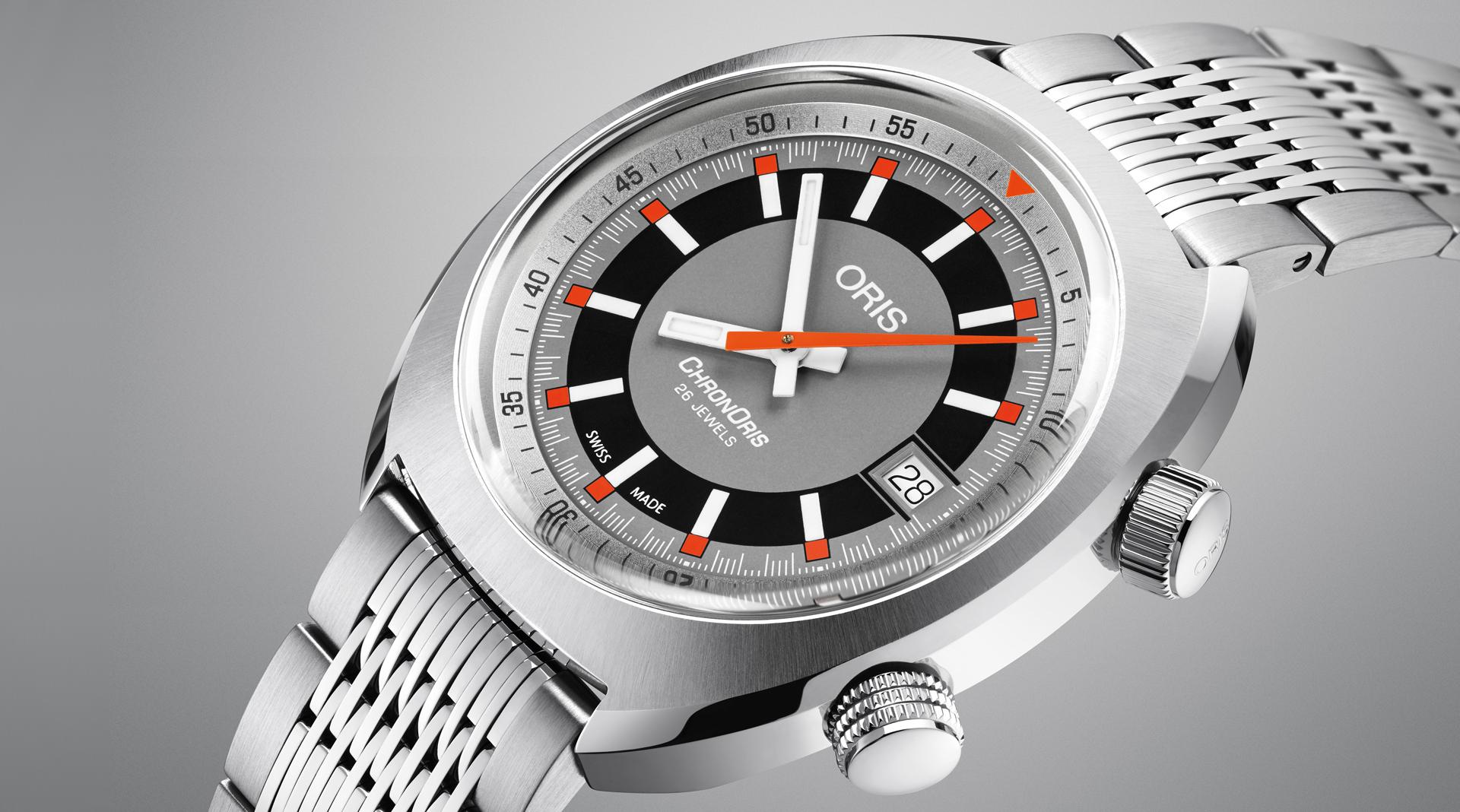 Oris Chronoris Date side