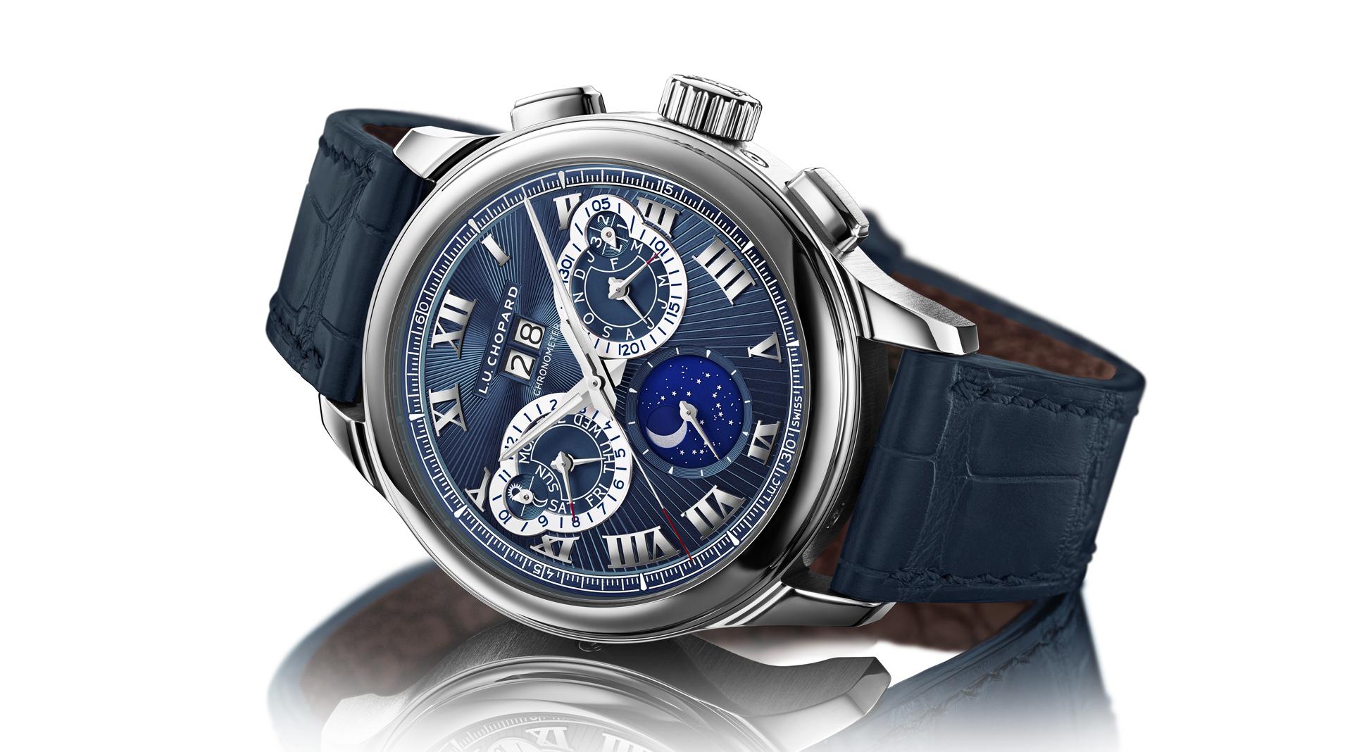 Chopard L.U.C Perpetual Chrono Platinum 161973-9001 side