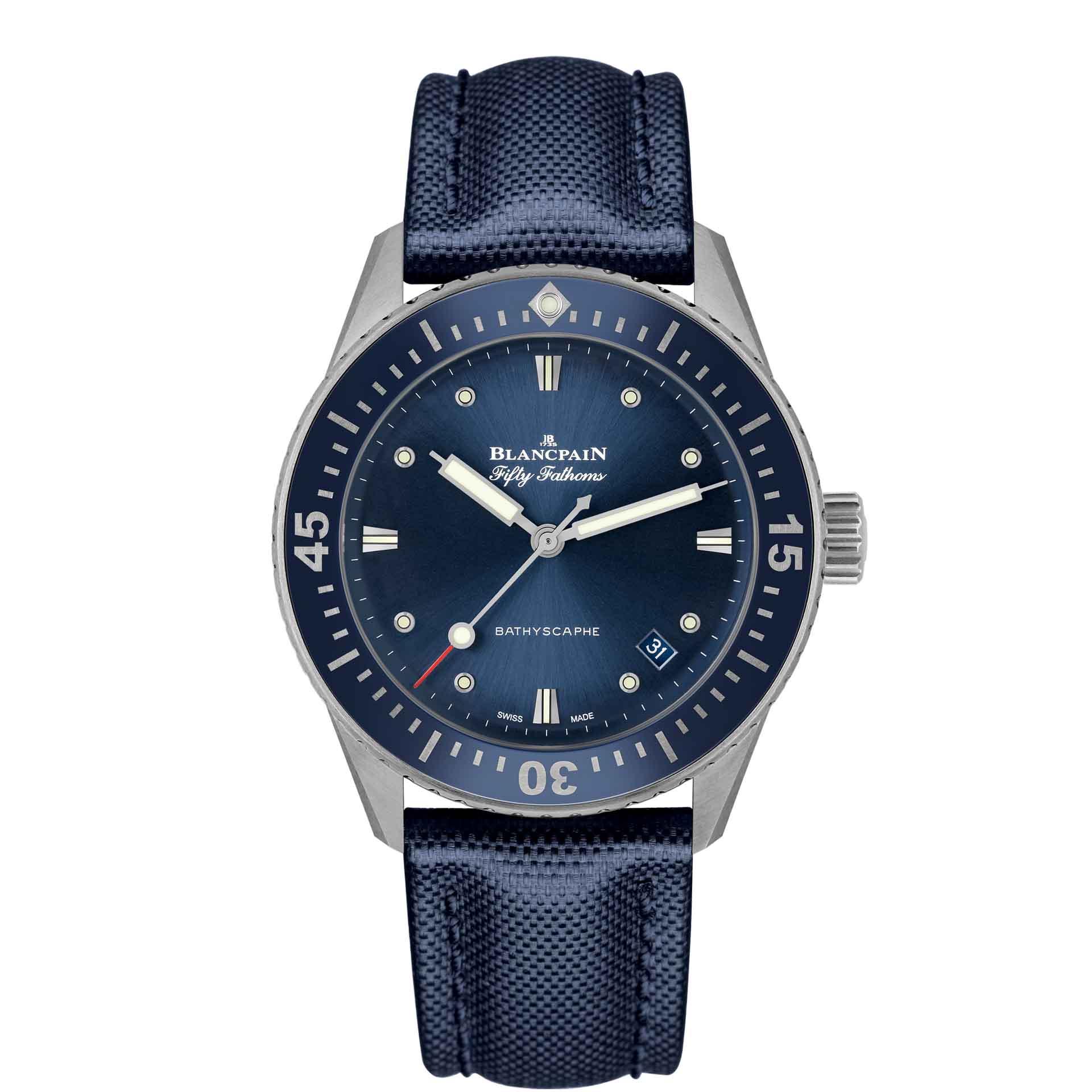 Blancpain Fifty Fathoms Bathyscaphe Abbys Blue Your Watch Hub