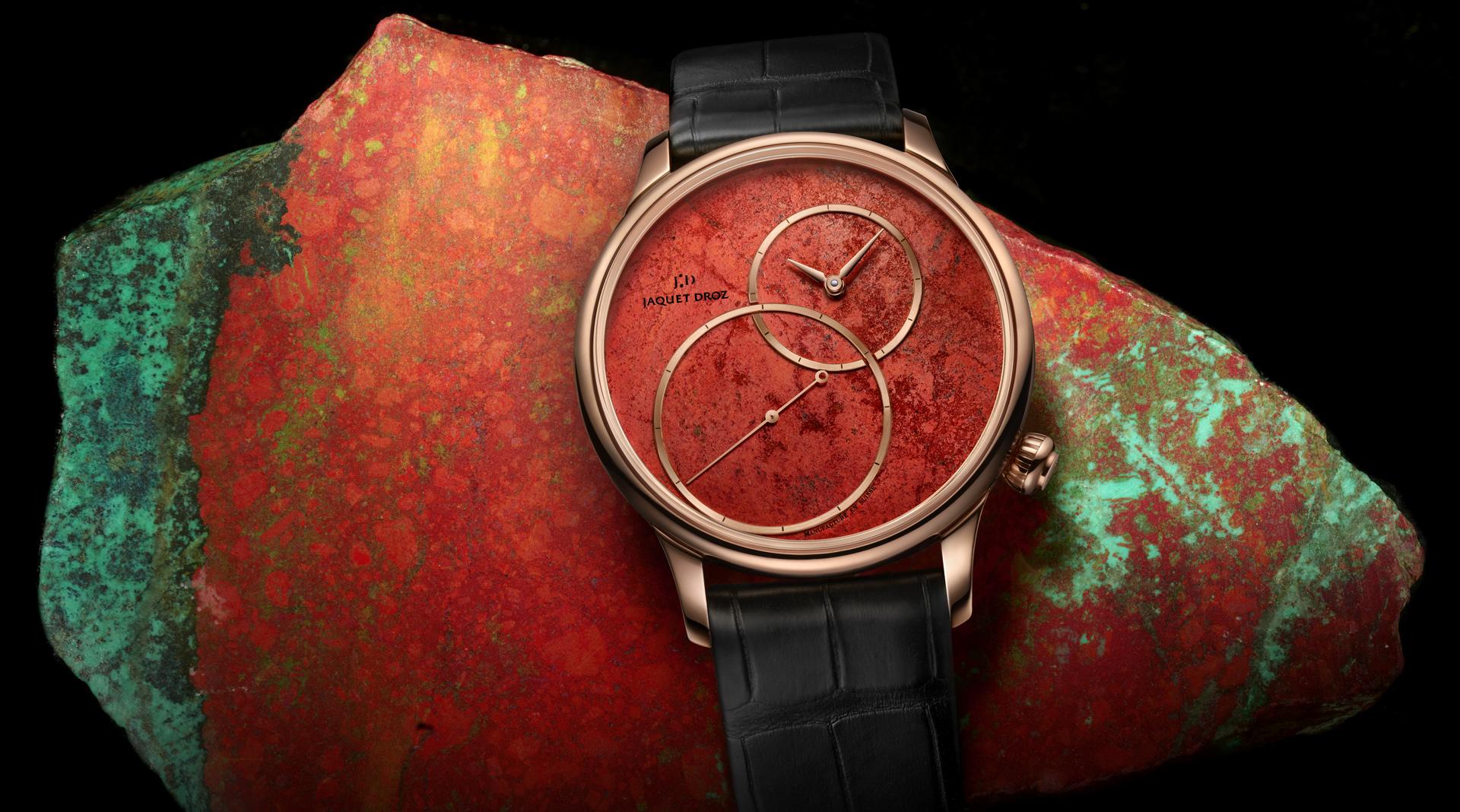 Jaquet Droz Grande Seconde Off-Centered Cuprite for Only Watch J006033270 mineral