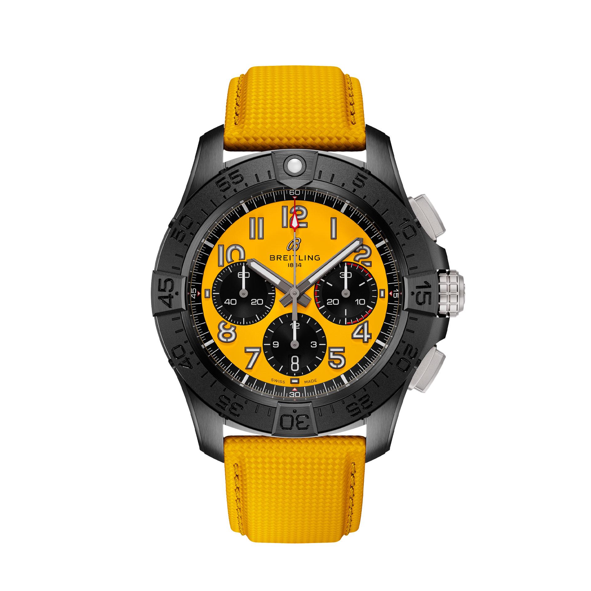 Breitling yellow outlet strap