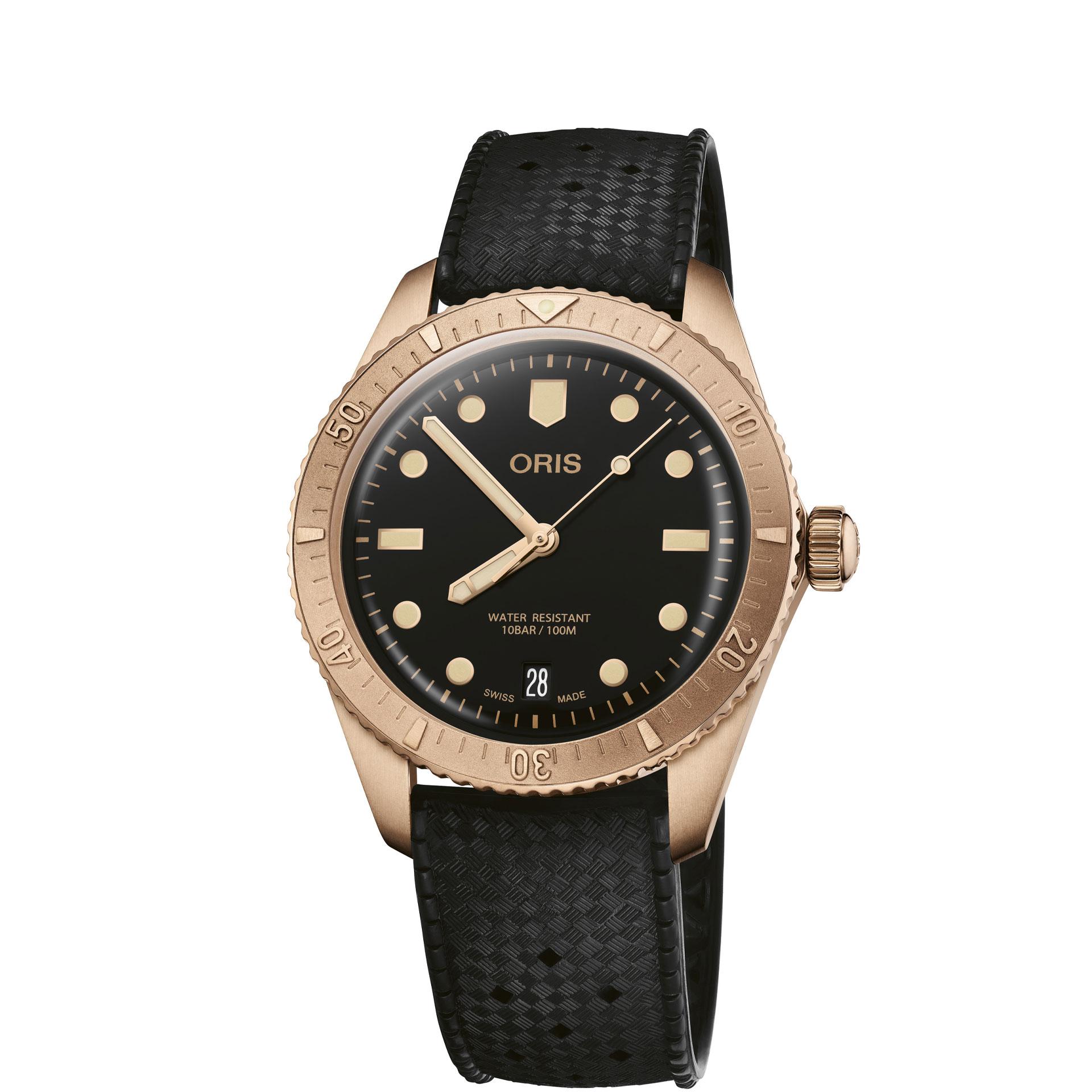 Oris Divers Sixty-Five Cotton Candy Sepia