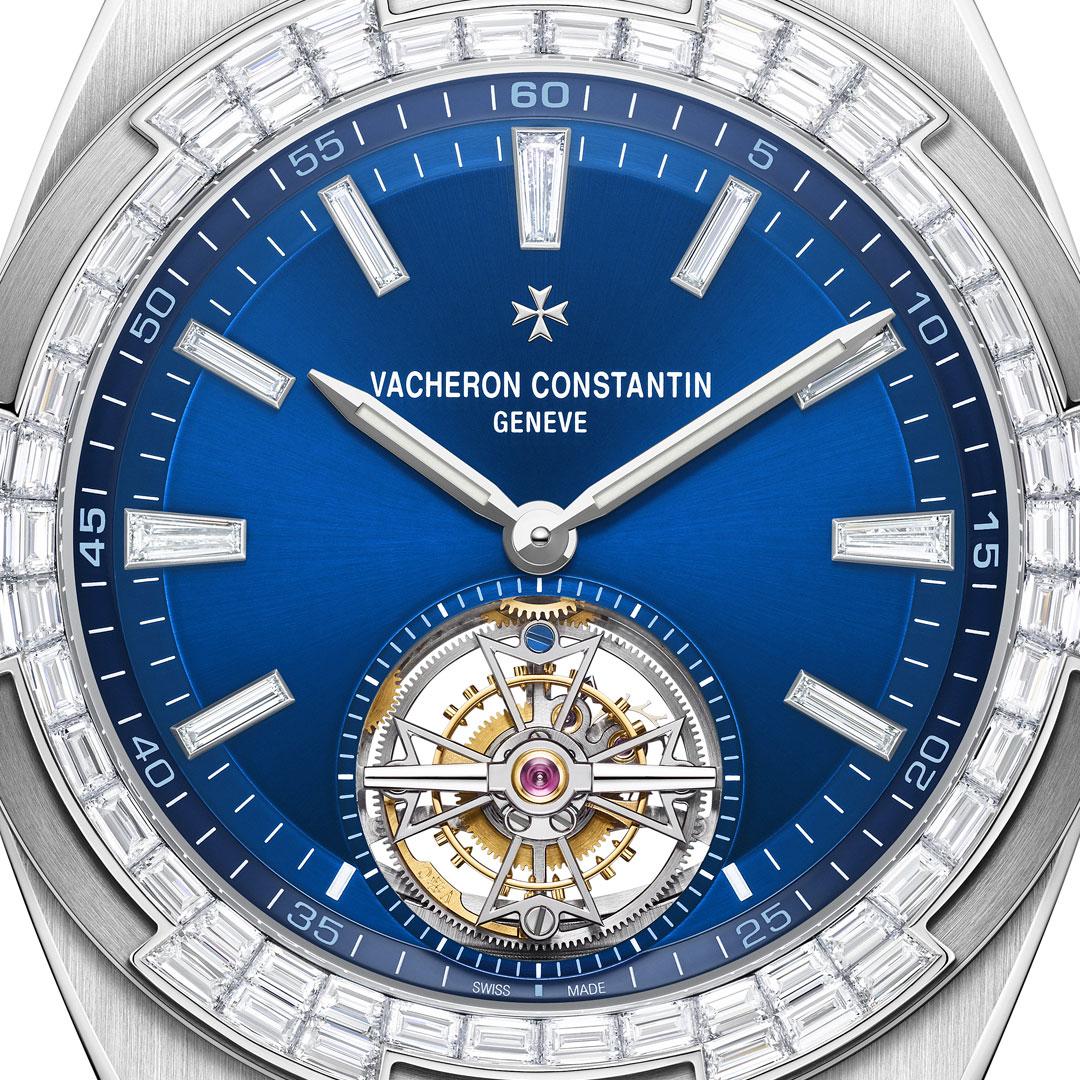 Vacheron Constantin Overseas Tourbillon High Jewellery ref. 6007V/210G-B955 dial